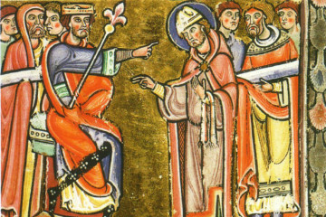 Saint Amand à la cour de Dagobert. Bibliothèque municipale de Valenciennes