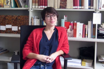 Louisa Torres à la Bibliothèque de l'Arsenal