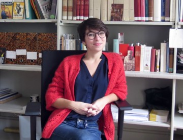 Louisa Torres à la Bibliothèque de l'Arsenal