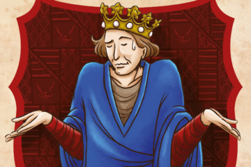 Jacques II de Bourbon imaginé par l'illustratrice Din