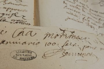 Le mot laissé par le curé Sébastien Bennonot avant son suicide en 1689