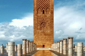 La tour Hassan de Rabat construite sous les Almohades