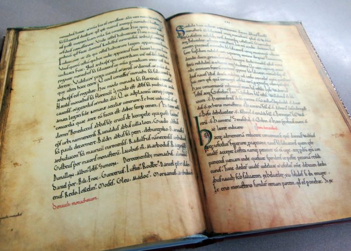 Fac similé du cartulaire de Redon