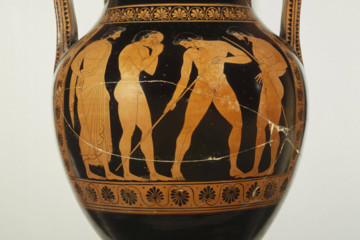 Amphore attique à figures rouges © 1988 RMN / Hervé Lewandowski