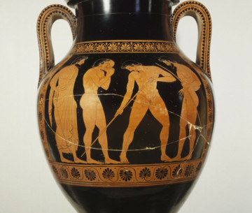 Amphore attique à figures rouges © 1988 RMN / Hervé Lewandowski