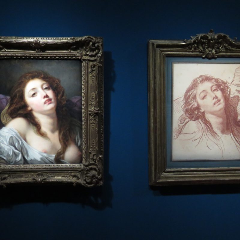 Jean-Baptiste Greuze, La Volupté, huile sur bois, Paris, collection particulière