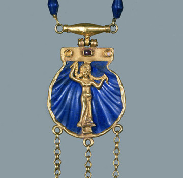 Pendentif Vénus : Collier avec Aphrodite Anadyomène, vue du pendentif, Dumbarton Oaks Collection, Washington, BZ.1928.6.