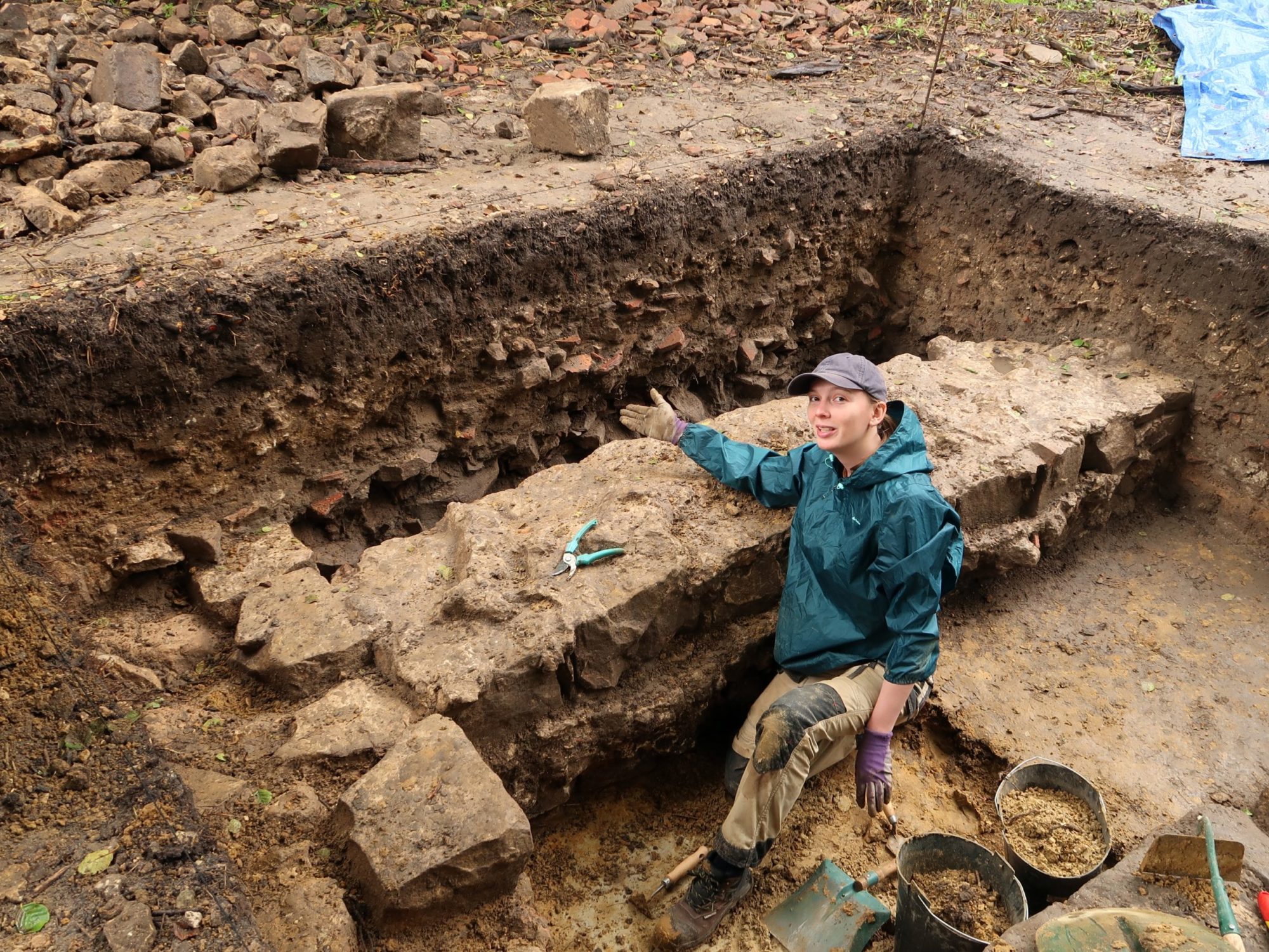 Noémie sur le secteur 5 du site des Moulineaux
