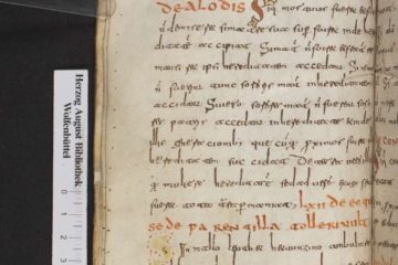 Article de alodis du manuscrit du breviaire d'Alaric, la version la plus ancienne de la loi salique conservée