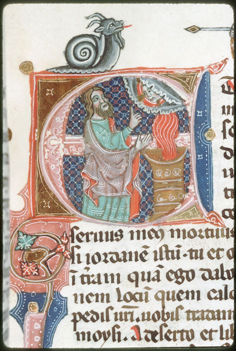 Drolerie marginale - Tours, BM, 0008 (tomes I-II) fol 089