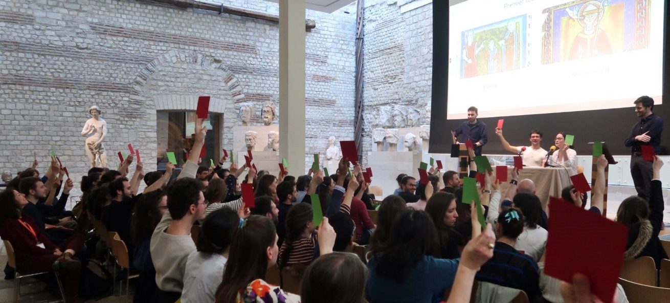 Photo de la soirée Super Joute du 29 mars 2023 au Musée de Cluny