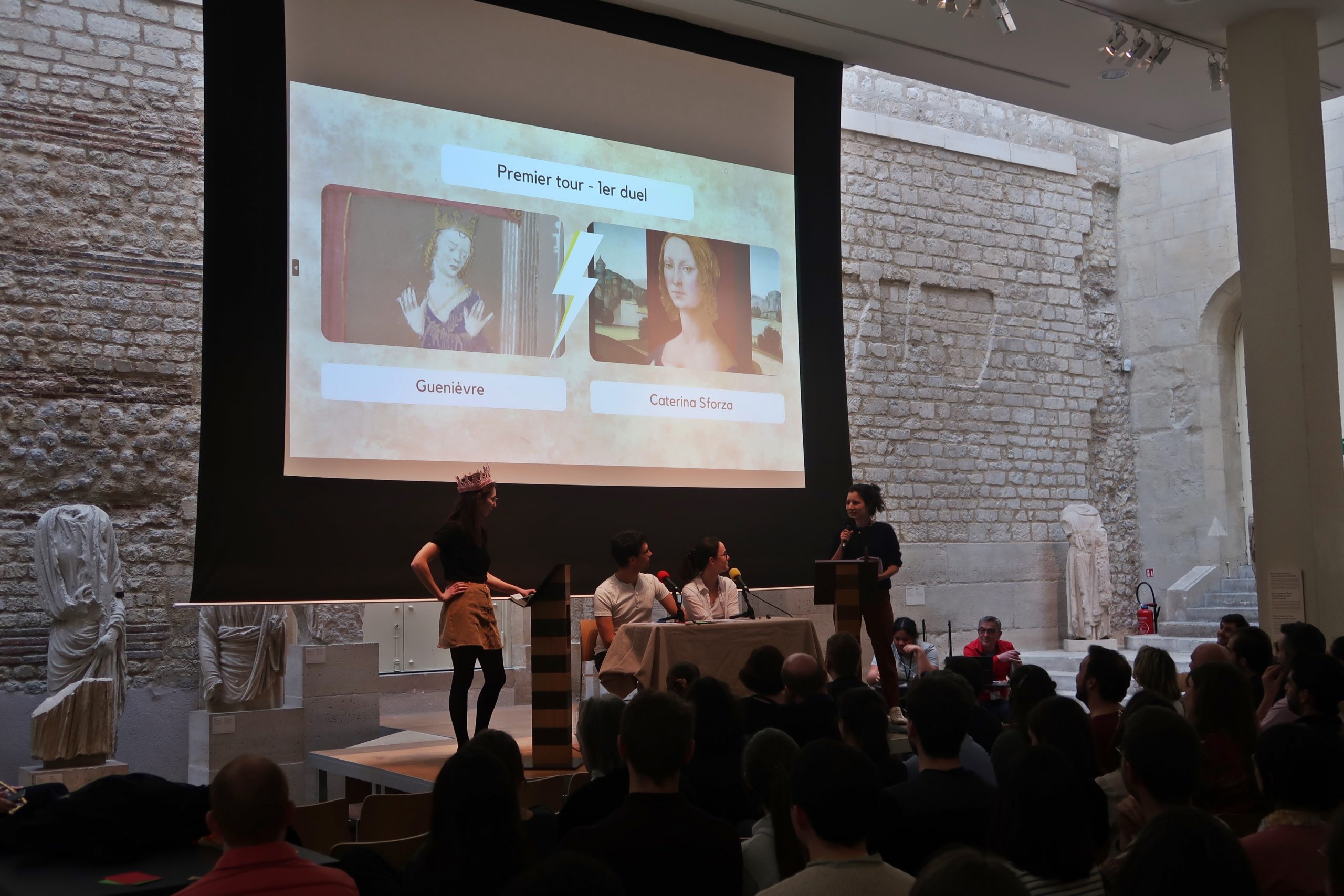 Photo de la soirée Super Joute du 29 mars 2023 au Musée de Cluny