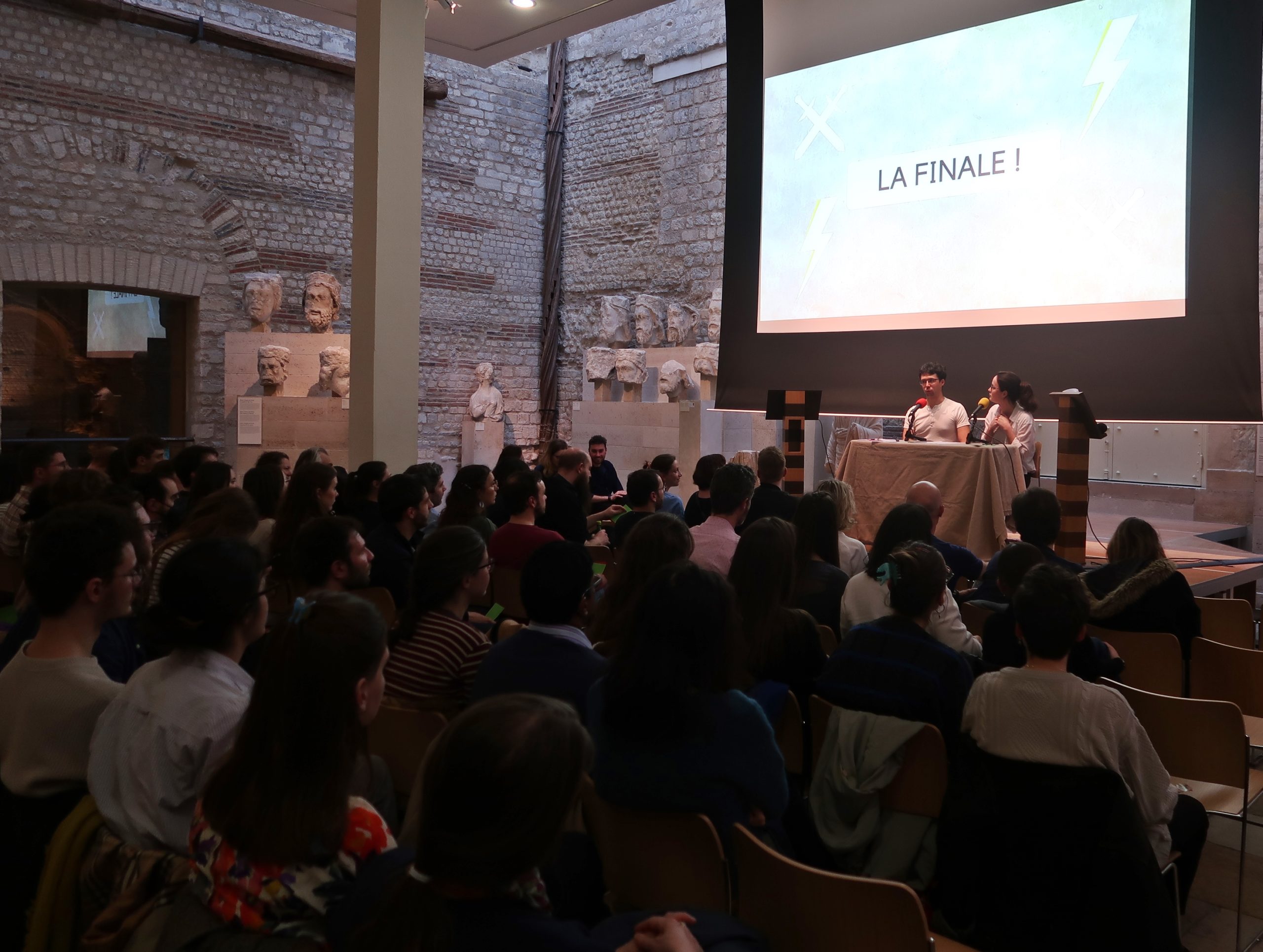 Photo de la soirée Super Joute du 29 mars 2023 au Musée de Cluny
