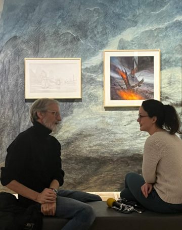 Interview de John Howe par Passion Médiévistes à la Fondation Héléne et Edouard Leclerc (décembre 2023)