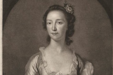 Anne Mackintosh (née Farquharson), Lady Mackintosh by and published by James Macardell, after Allan Ramsay mezzotint, circa 1754-1765 (circa 1748)