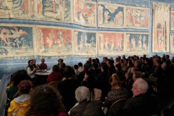 Enregistrement de l'épisode au Château d'Angers en février 2024