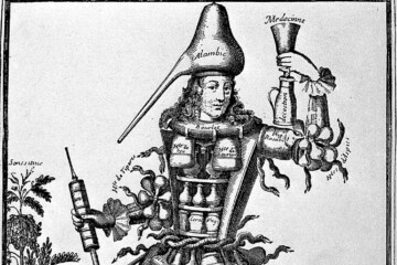 Nicolas de Larmessin, « Habit d’apothicaire », Costumes grotesques et les métiers, II (vers 1690). Estampe, ©Musée Carnavalet, Paris